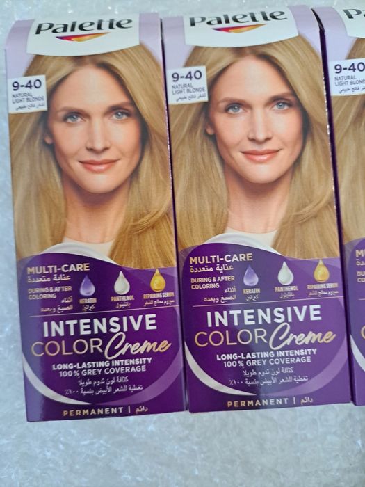 Farba Palette Naturalny jasny blond 9-40, 7 sz.