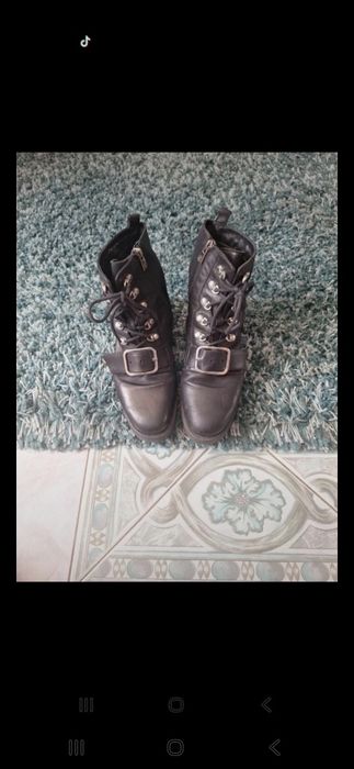 skórzane buty jesień-wiosna