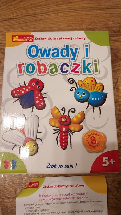 Owady i robaczki 5+  zestaw do kreatywnej zabawy