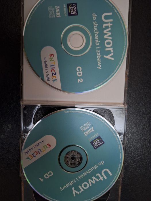 Zestaw płyt cd dla dzieci przedszkole