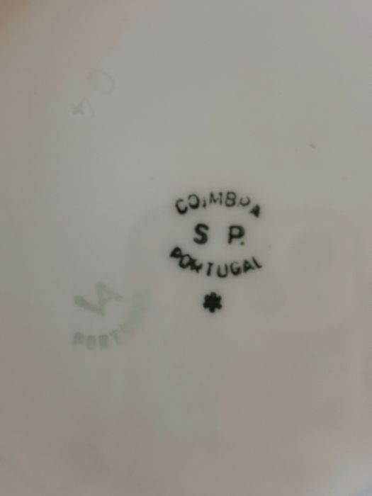 Serviço/jogo de jantar Coimbra SPAL – lote grande (69 peças)