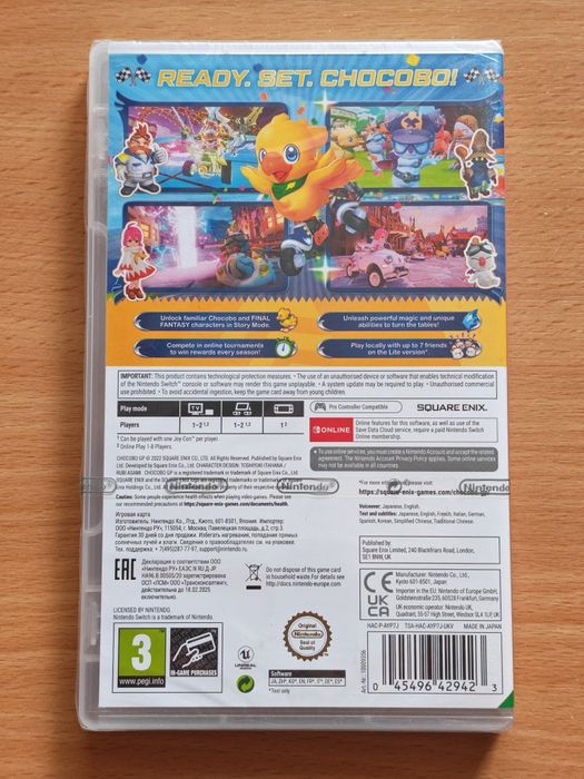 Nowa! gra chocobo gp Nintendo Switch