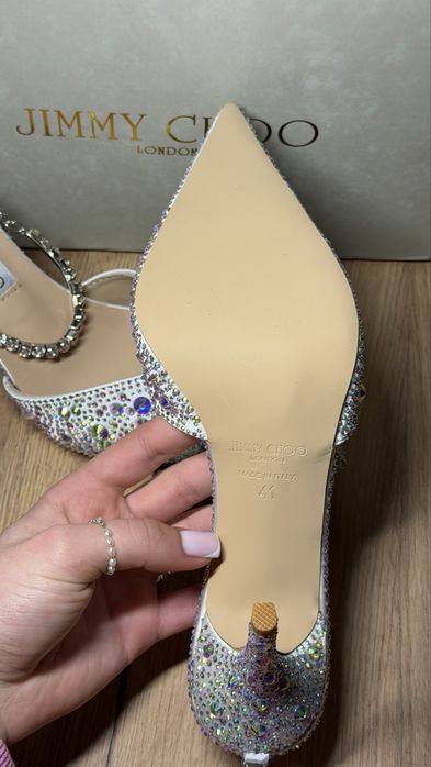 Туфлі Jimmy Choo/ жіночі туфлі з блискітками