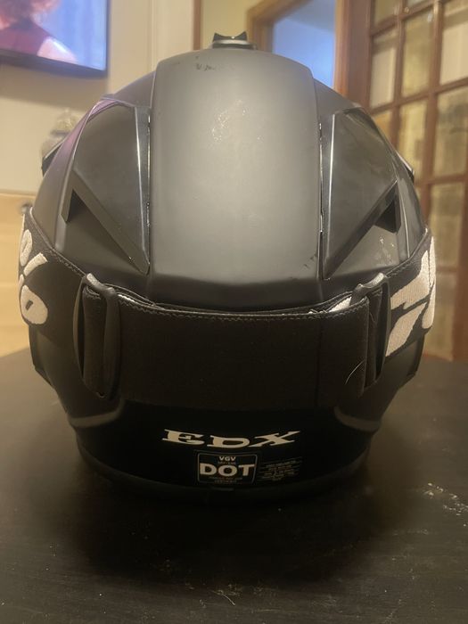 Capacete EDX + 2 Oculos