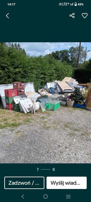 Wywóz na pszok tamo