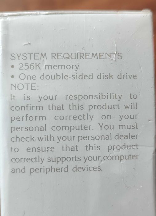 Раритет MS-DOS 3.3 дистрибутив