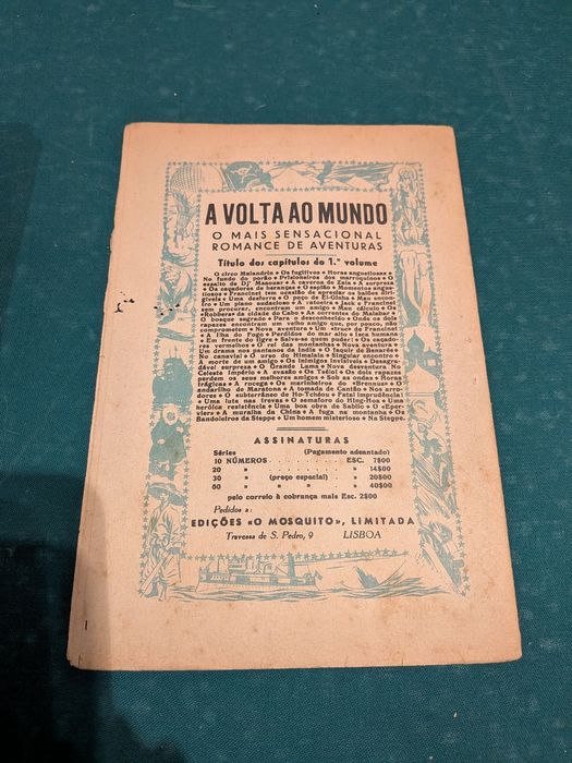 "A Volta ao Mundo" (1946) Edições O Mosquito