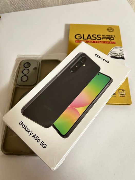 Новий Samsung Galaxy A56 8/128gb 5G в графітовому кольорі.