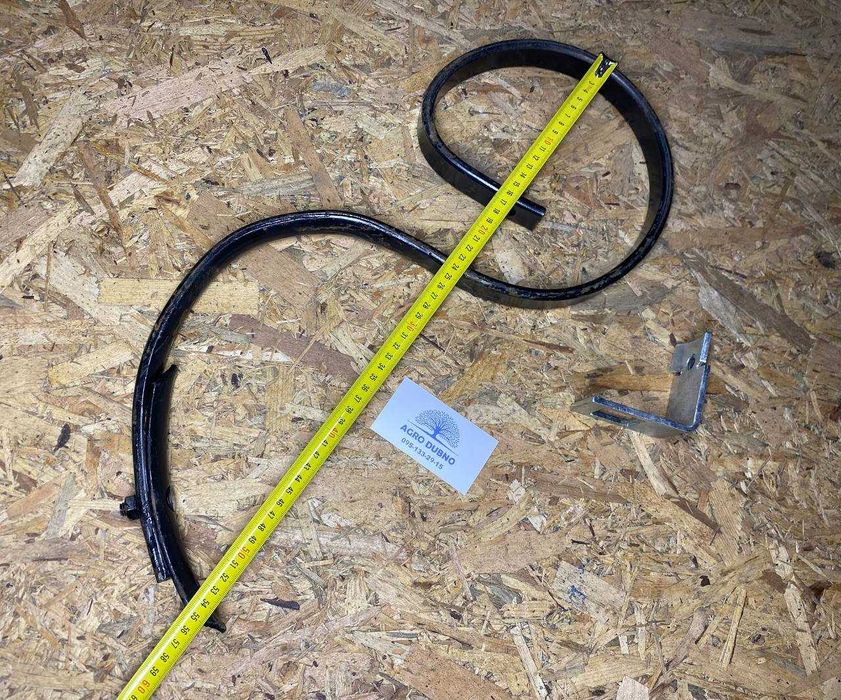 Лапа  на культиватор стойка+накладка S-подібна у зборі.стійка,долар