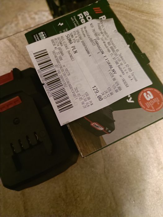 Akumulator bateria Parkside 20V 4AH Nowa paragon