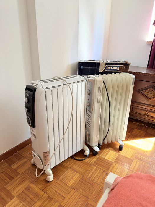 2 Aquecedores Elétricos De’Longhi em Ótimo Estado – Mudança de País