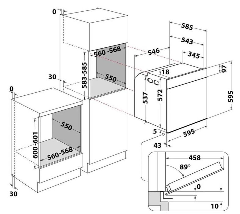 Духовка електрична Whirlpool WTAC8411SCOW