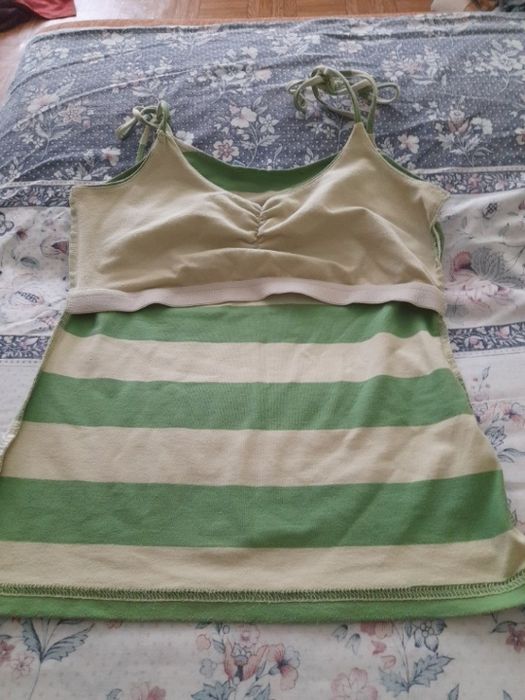 Майка с утяжкой на груди