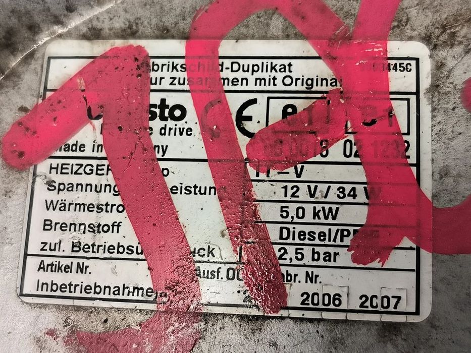 ogrzewanie postojowe webasto 4r8318k463af jaguar, s-type