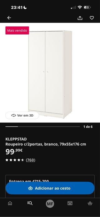 Mobilia do quarto usado