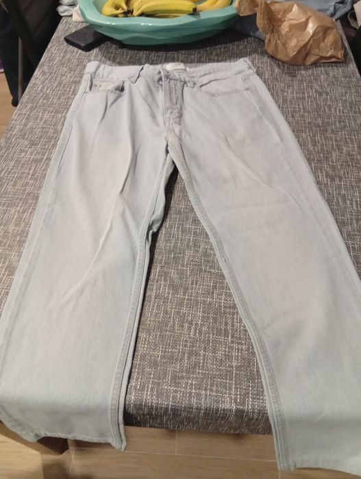 Calças de ganga clara