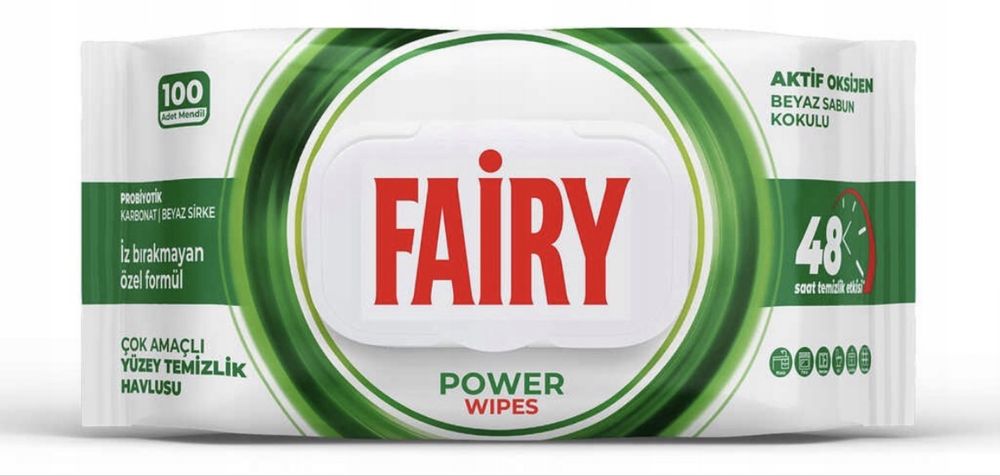 Chustwczki nawilzone fairy 100sztuk power