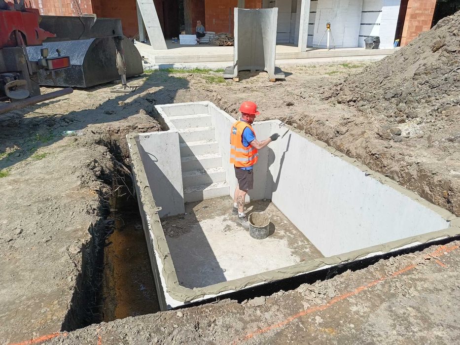 Piwnica betonowa piwniczka ze schodami Premium produkcja ŚLĄSK szambo