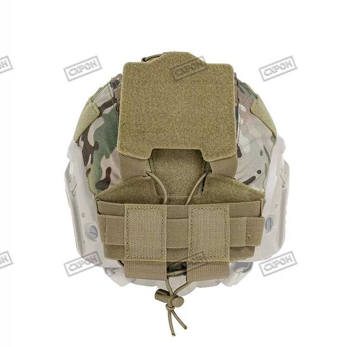 Кавер IDOGEAR  для тактического шлема с чехлом для батареи NVG, L/XL