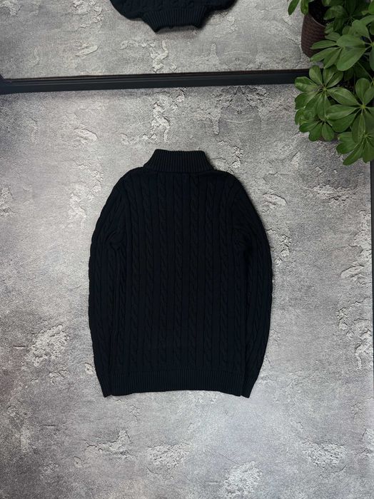 Вязаний светр 1/3-зіп Ralph Lauren кофта свитер Ральф Лаурен полузамок