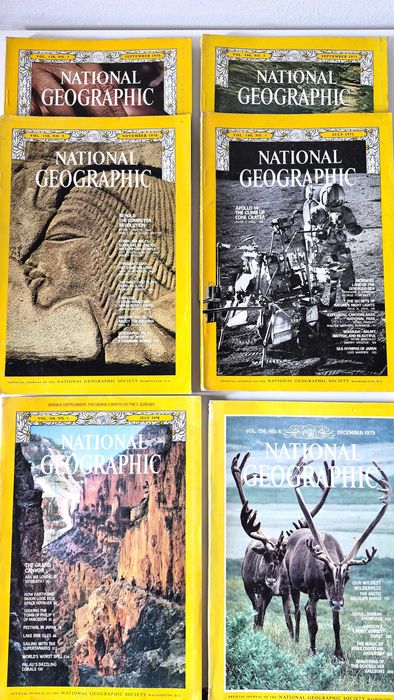 czasopismo National Geographic lata 70