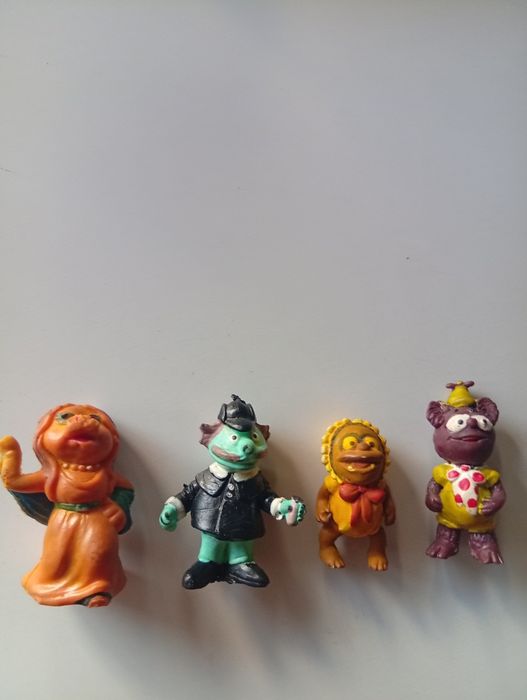 Stare figurki Muppety PRL Retro Kolekcjonerskie Unikat Zestaw 4 szt.