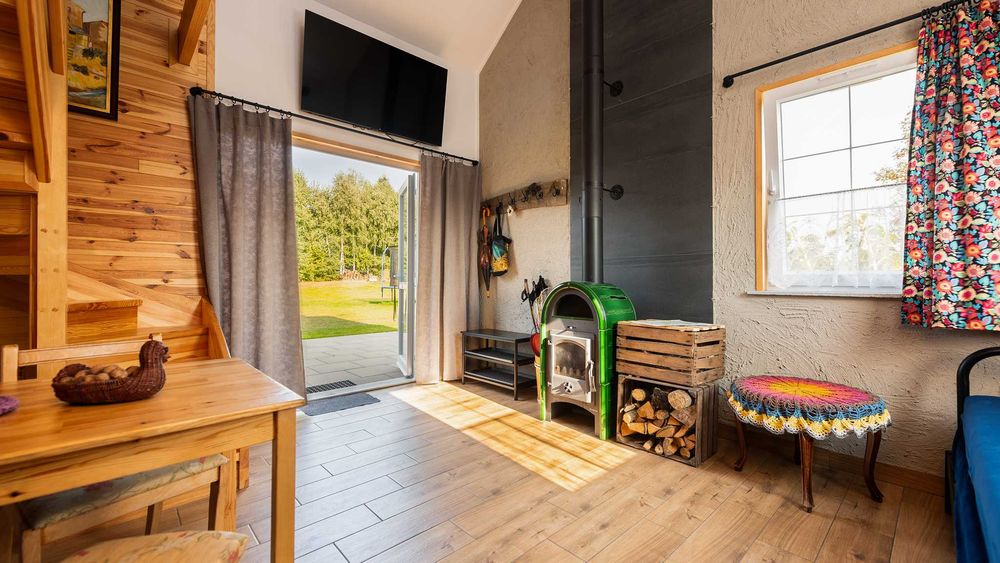 Balia, sauna, J.Narie "Nad Stawem Bogaczewo" ceny od380zł.