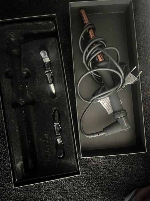 Escova de enrolar eléctrica marca famosa Golden Curl