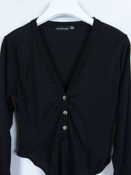 Pretty Little Thing czarne body 14 / 42