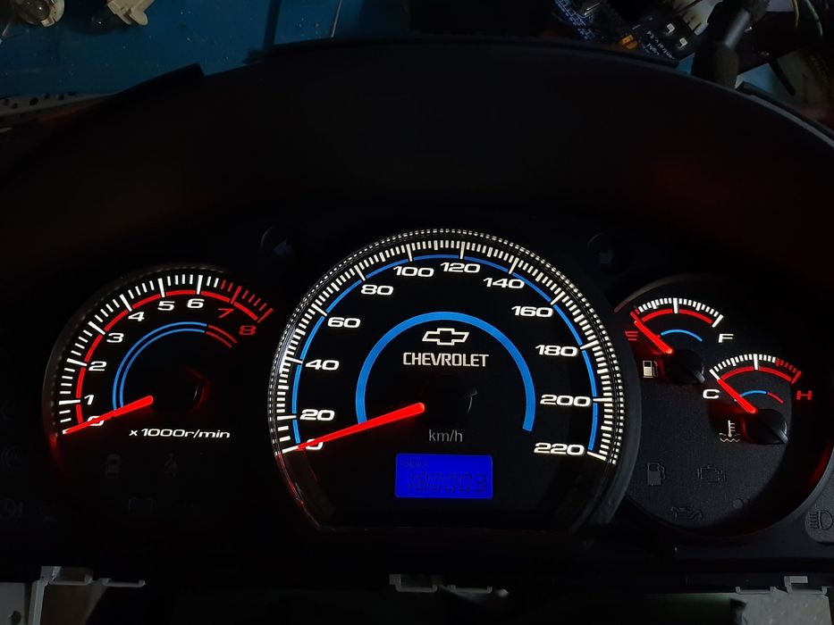 Пересвет приборной панели