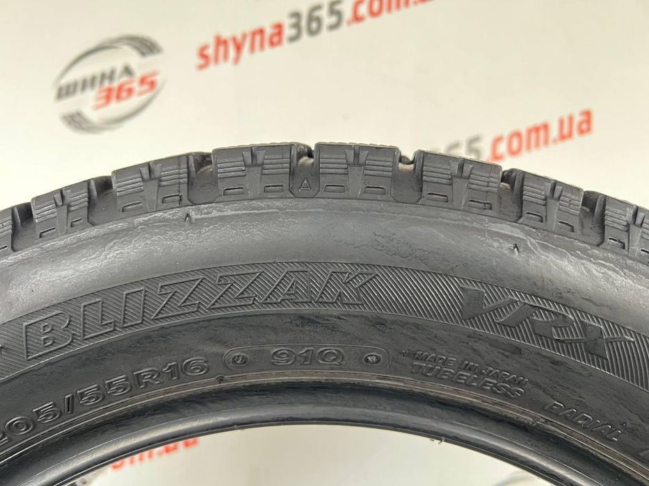 205/55 r16 bridgestone blizzak vrx 6mm шини бу зима