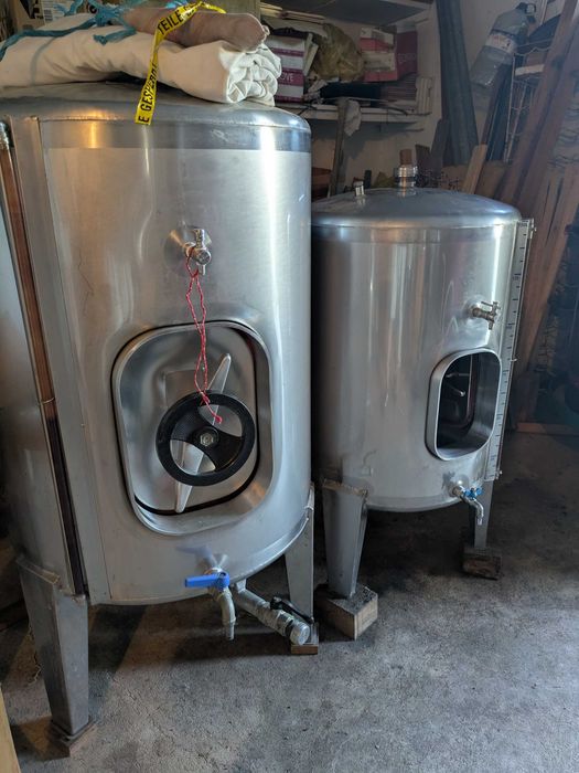 Cubas INOX 500 Litros para vinho ou azeite