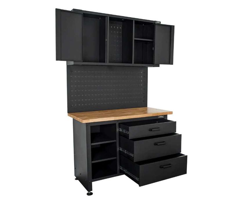 Bancada/ Banca Trabalho c/ Painel perfurado e Armário VITO JL20