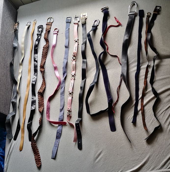 Zestaw używanych pasków