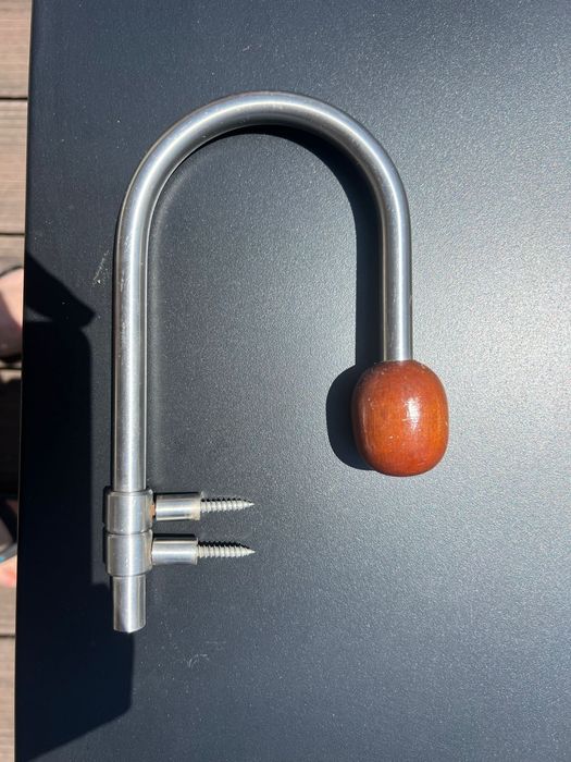 Par de varão para cortinas- Inox 170cm