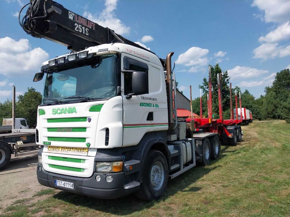 Sosna tartaczna transport