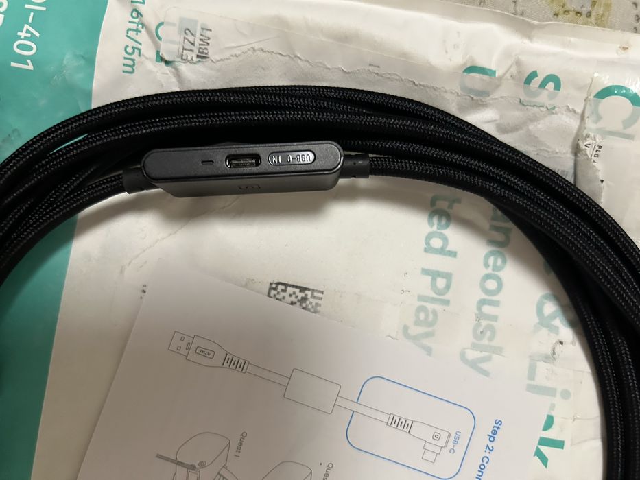 Кабель INIU Link Cable 5.5м для Meta Quest 2 / 3 / Pro (DI-401)