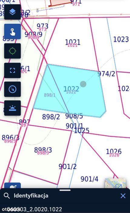 Działka budowlana 1300 m² z bliskością lasu nr. 1022