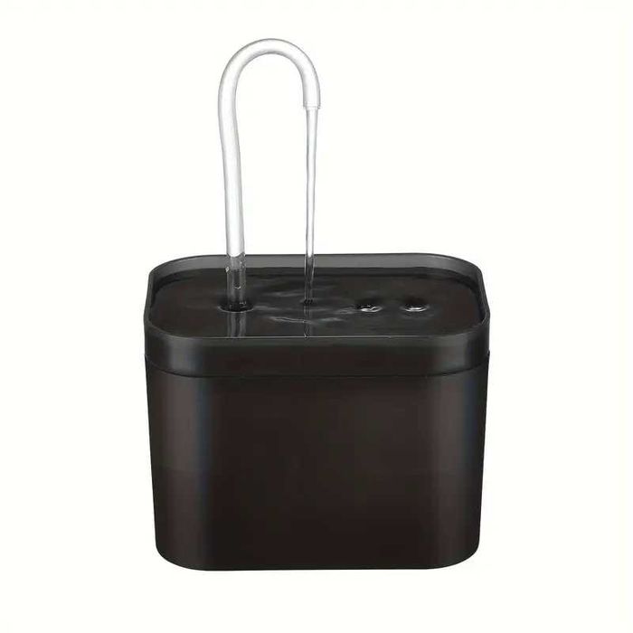 Fonte de agua gatos cão bebedouro filtro alimentador USB Preto NOVO