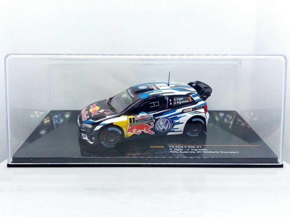 Volkswagen Polo R WRC #1 Ogier Australia 2016 - skala 1:43 - IXO