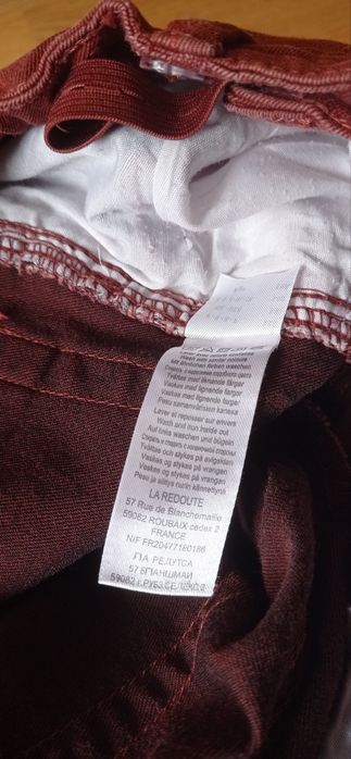 R Pop brązowe spodnie jeansowe r.140
