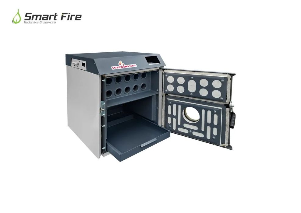 Kocioł piec wymiennik korpus na pellet 15 kW, euro 5 pod kipi palnik