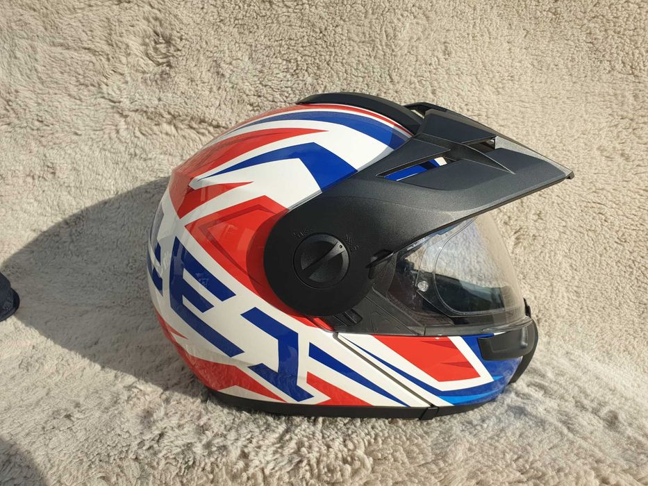 Schuberth E1 rozm S  szczękowy kask motocyklowy z blendą + intecom SC10U