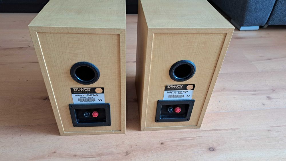 Głośniki kolumny Tannoy Mercury mx1 + głośnik centralny Mercury mxC light maple