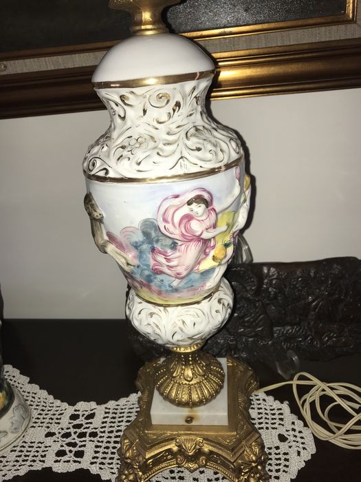 Candeeiros de mesa Capo-di-Monti