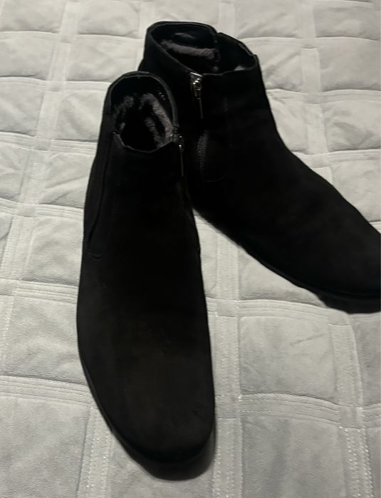 Мужские зимние брендовые  ботинки  итальянского бренда Baldinini.