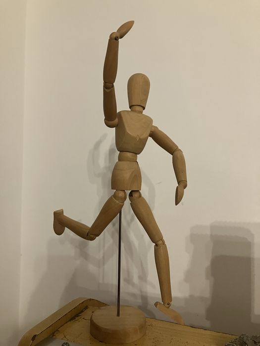 Manequim boneco articulado desenho