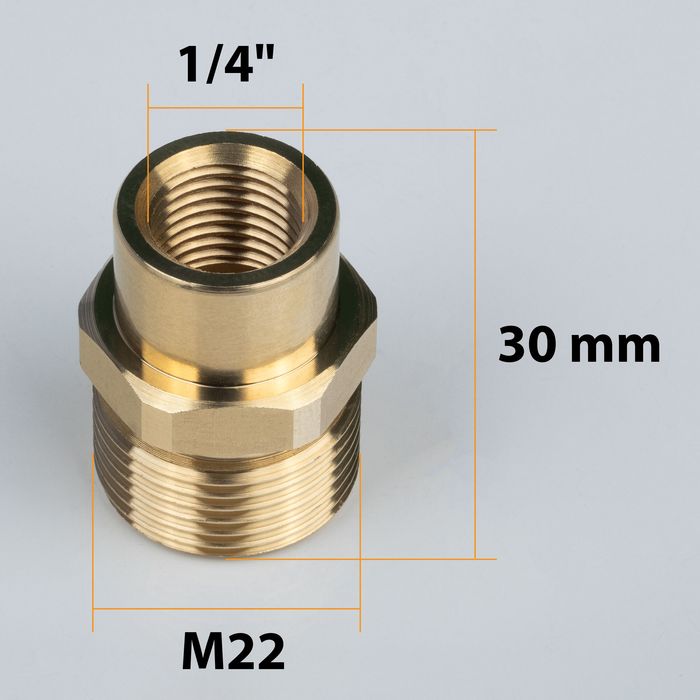 Wąż do Czyszczenia Kanalizacji 15m – M22, 160 bar, 60°C