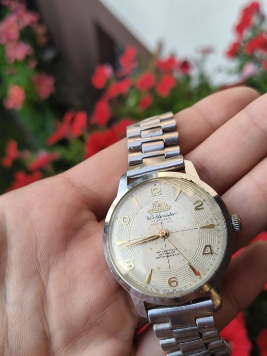 Zegarek męski Atlantic Worldmaster super de luxe 21 kamieni