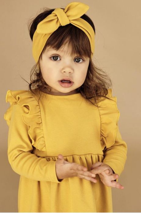 Комплект костюм для дівчинки жовтий